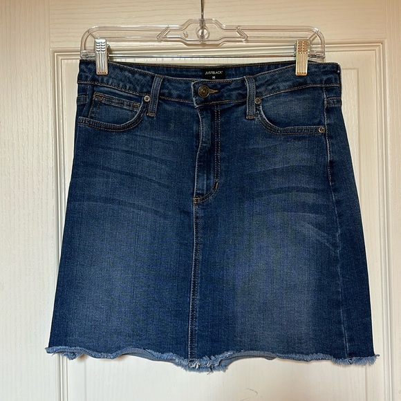 Just Black denim mini skirt, Size medium - Picture 1 of 2